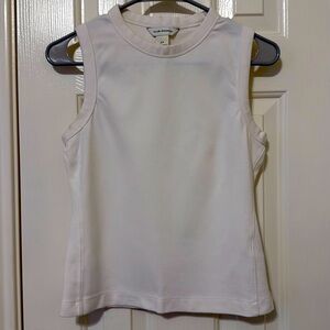 Club Monaco White Sleeveless Suit Separate Top